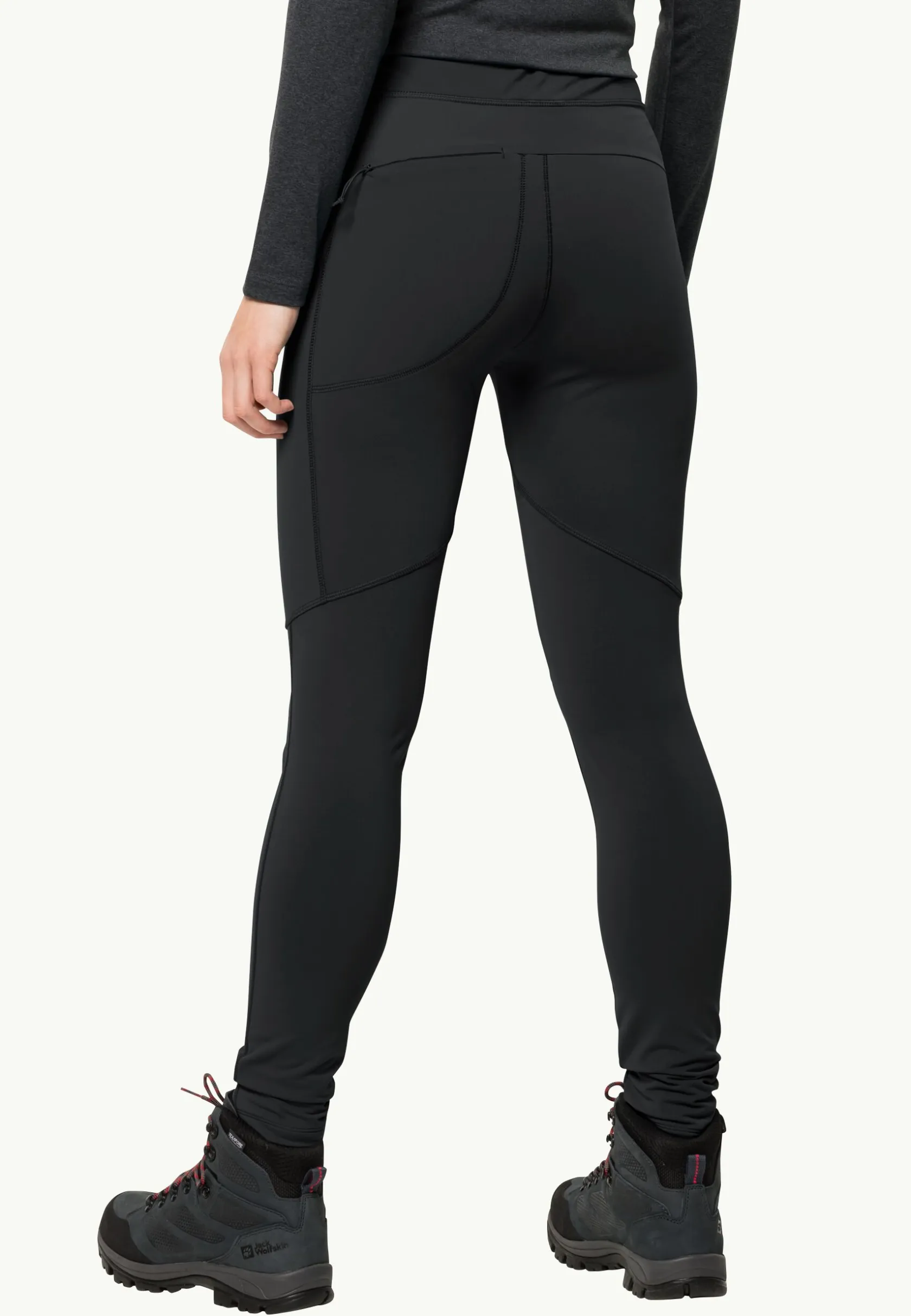 Wandelen|Trekking|Jack Wolfskin Salmaser Tights W black