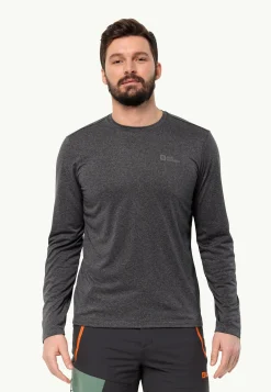Wandelen|Functionele Shirts|Jack Wolfskin Sky Thermal Ls M