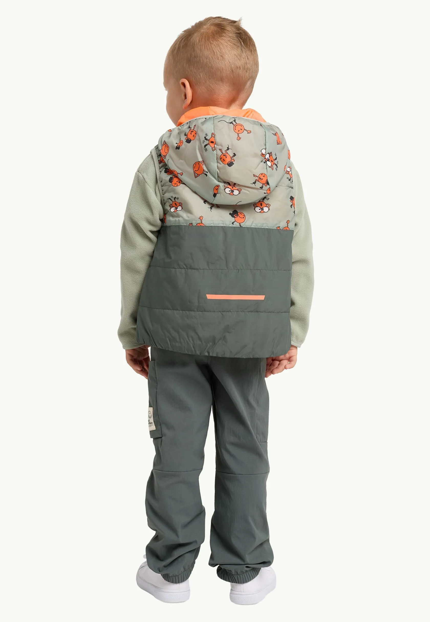 Voor- En Najaarsjacks/-Jassen|Fleece|Jack Wolfskin Smileyworld Aop Vest K