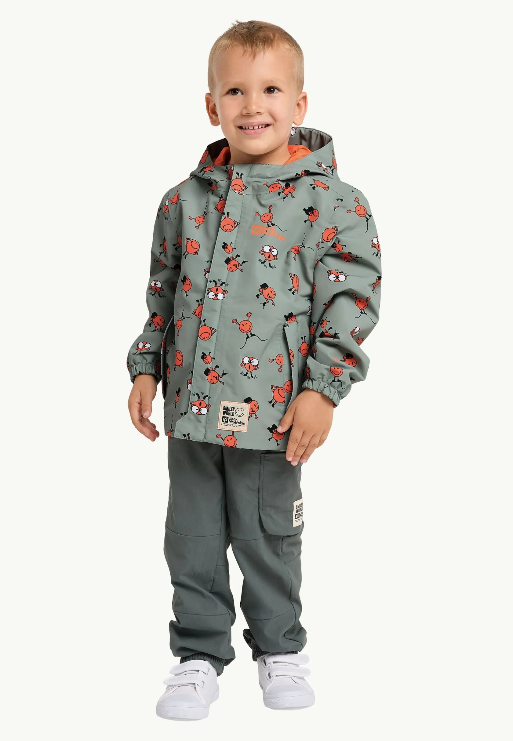 Voor- En Najaarsjacks/-Jassen|Isolerende Jacks|Jack Wolfskin Smileyworld 2l Aop Jkt K