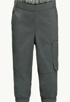 Casual Broeken|Jack Wolfskin Smileyworld Pants K slate green