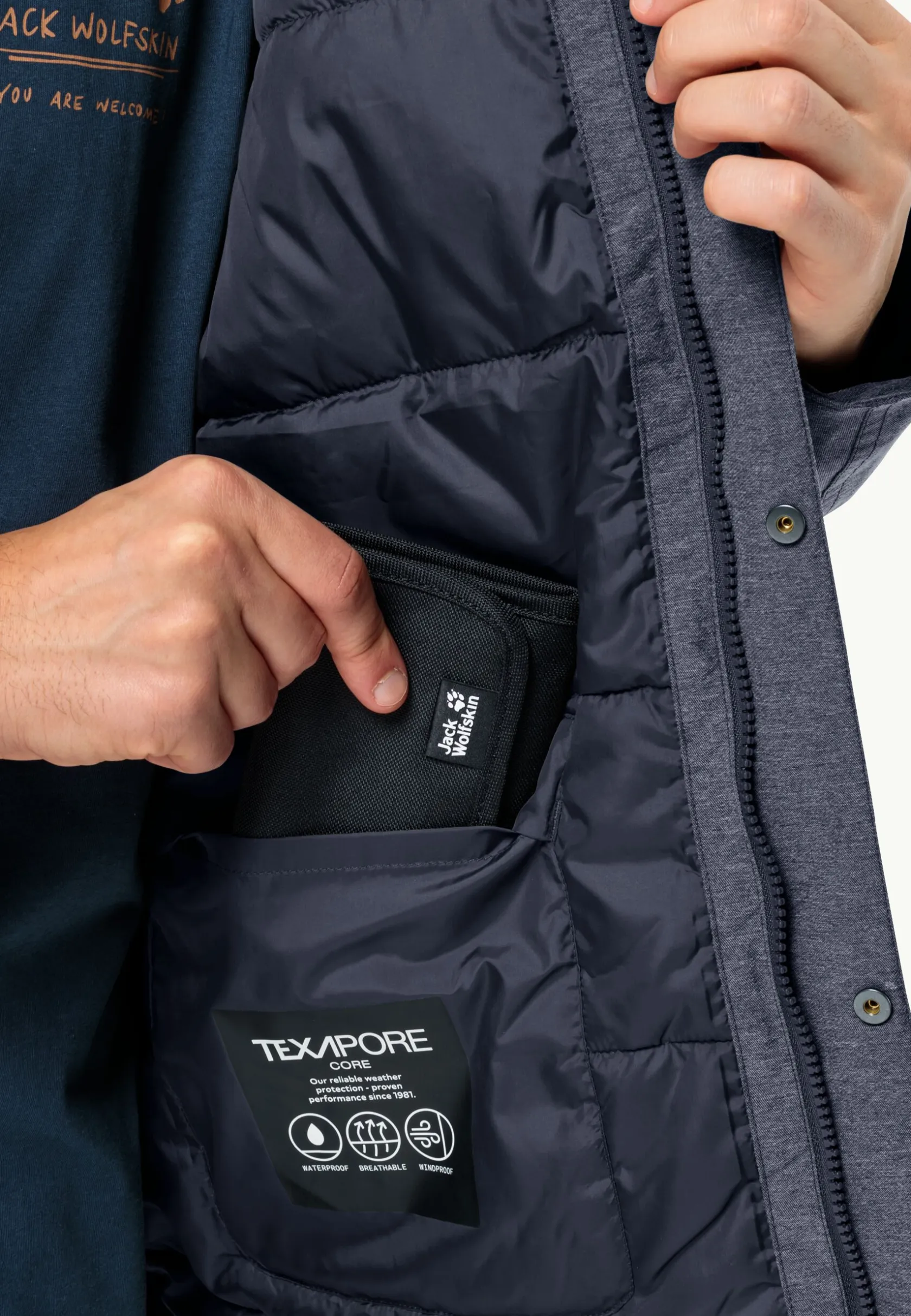 Lifestyle|Voor- En Najaarsjacks/-Jassen|Jack Wolfskin Snowy Park Jkt M