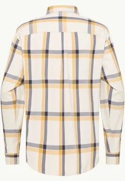 Functionele Shirts|Overhemden|Jack Wolfskin Steinwand Shirt M panna cotta