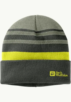 Mutsen|Jack Wolfskin Stripy Knit Beanie K