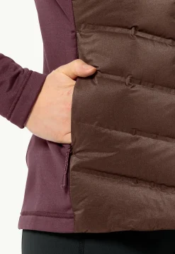 Wandelen|Voor- En Najaarsjacks/-Jassen|Jack Wolfskin Tasman Down Hybrid W