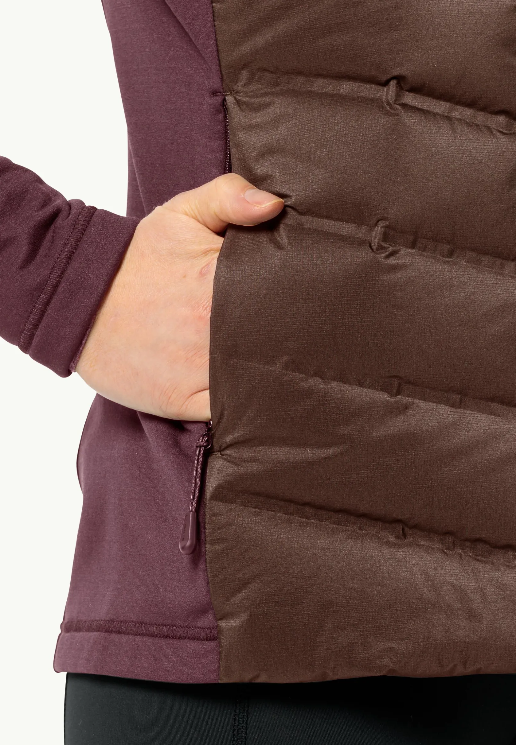 Wandelen|Voor- En Najaarsjacks/-Jassen|Jack Wolfskin Tasman Down Hybrid W