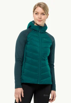 Wandelen|Voor- En Najaarsjacks/-Jassen|Jack Wolfskin Tasman Down Hybrid W
