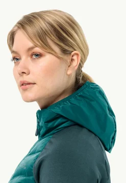 Wandelen|Voor- En Najaarsjacks/-Jassen|Jack Wolfskin Tasman Down Hybrid W