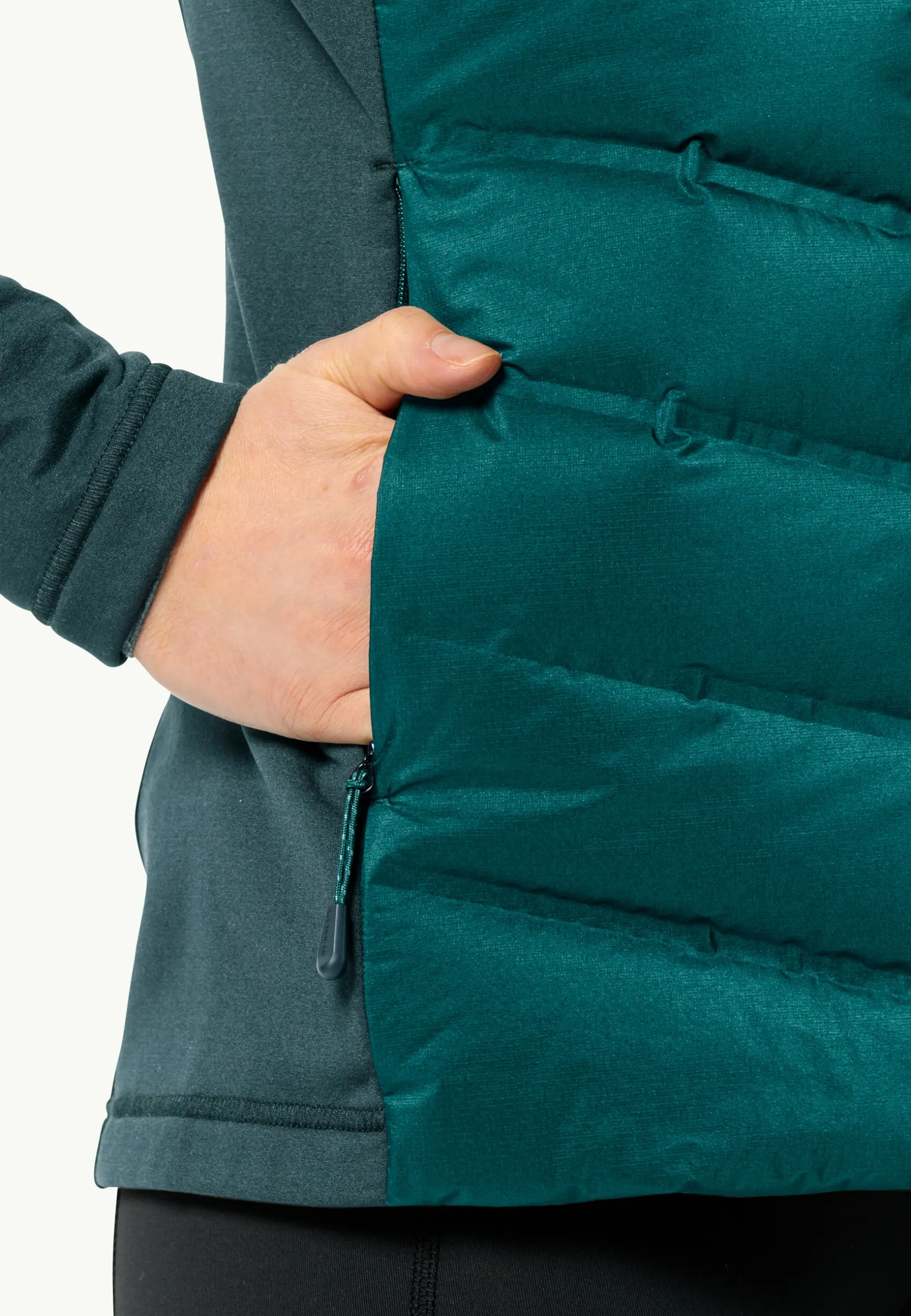 Wandelen|Voor- En Najaarsjacks/-Jassen|Jack Wolfskin Tasman Down Hybrid W