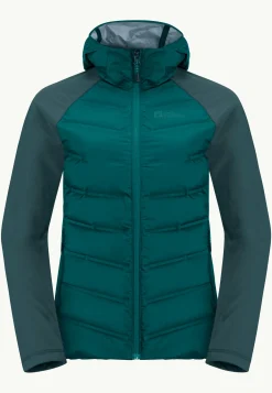 Wandelen|Voor- En Najaarsjacks/-Jassen|Jack Wolfskin Tasman Down Hybrid W