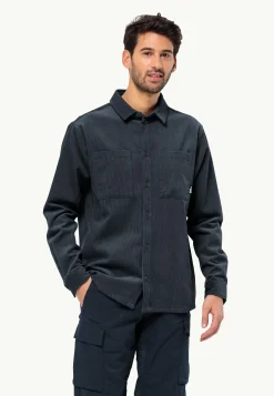 Lifestyle|Functionele Shirts|Jack Wolfskin Trackfinder Shirt M night blue