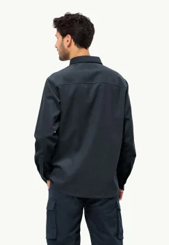 Lifestyle|Functionele Shirts|Jack Wolfskin Trackfinder Shirt M night blue