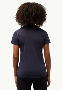 Functionele Shirts|T-Shirts & Longsleeves|Jack Wolfskin Vonnan Graphic T W Graphite