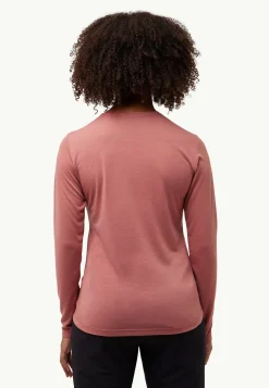 Functionele Shirts|T-Shirts & Longsleeves|Jack Wolfskin Vonnan Ls T W