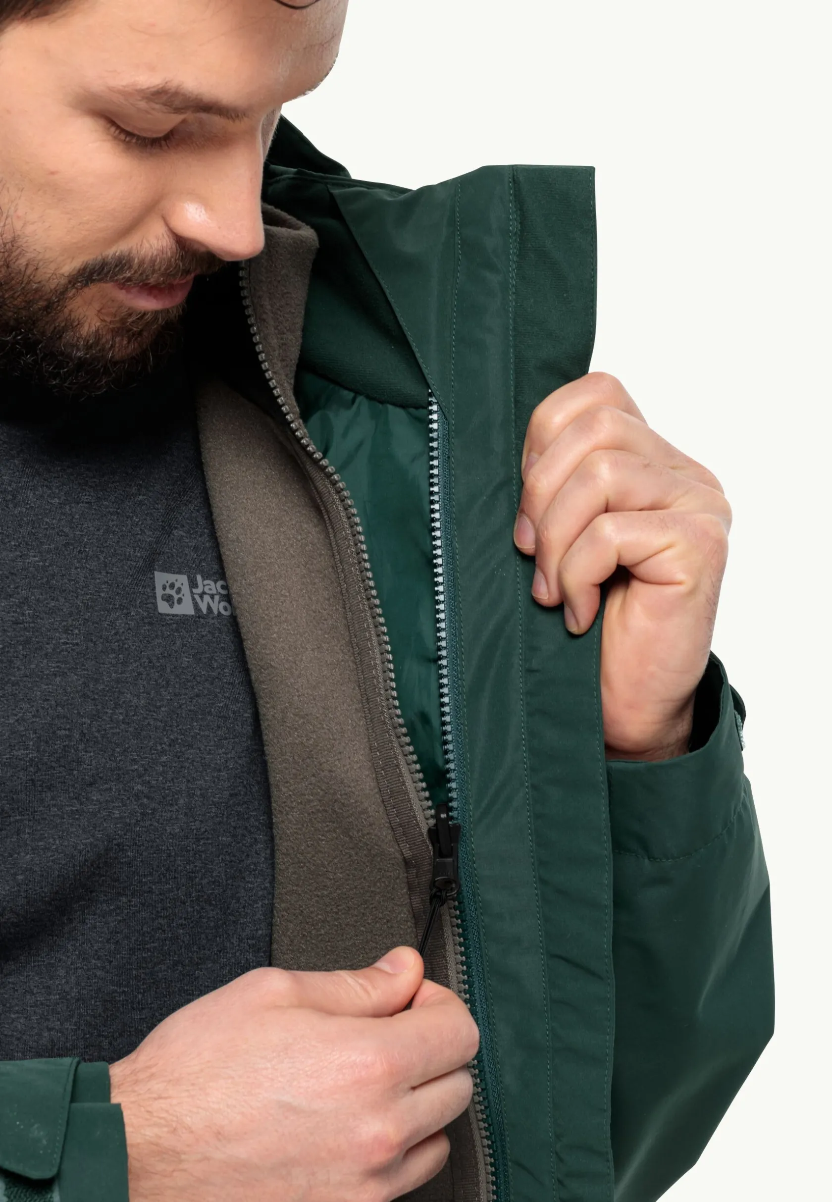 Wandelen|Voor- En Najaarsjacks/-Jassen|Jack Wolfskin Waldsteig Fz Vest M