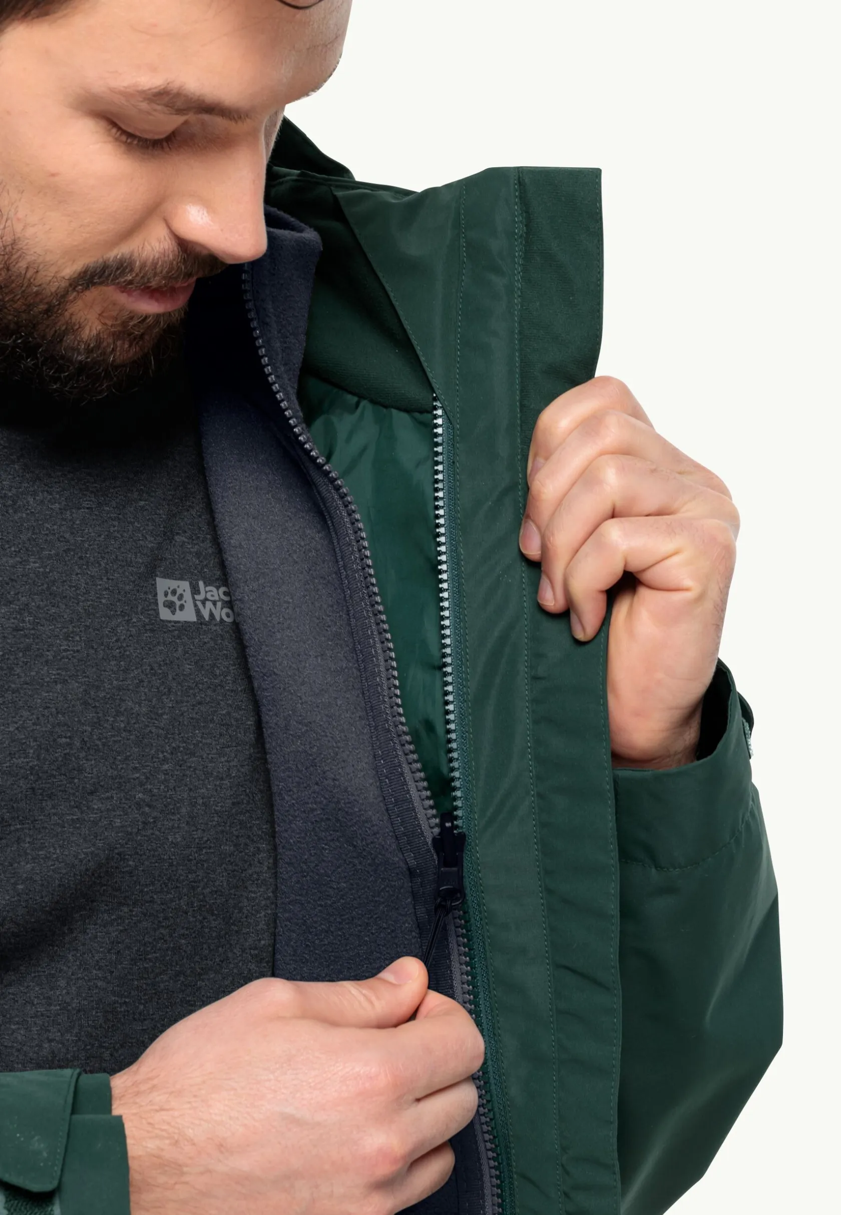 Wandelen|Voor- En Najaarsjacks/-Jassen|Jack Wolfskin Waldsteig Fz Vest M