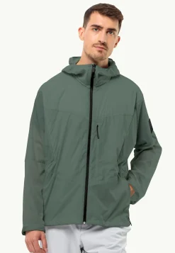 Lifestyle|Voor- En Najaarsjacks/-Jassen|Jack Wolfskin Wanderjahr Jkt M Hedge Green