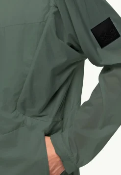 Lifestyle|Voor- En Najaarsjacks/-Jassen|Jack Wolfskin Wanderjahr Jkt M Hedge Green