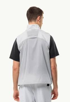 Lifestyle|Voor- En Najaarsjacks/-Jassen|Jack Wolfskin Wanderjahr Vest M Cool Grey