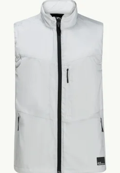 Lifestyle|Voor- En Najaarsjacks/-Jassen|Jack Wolfskin Wanderjahr Vest M Cool Grey