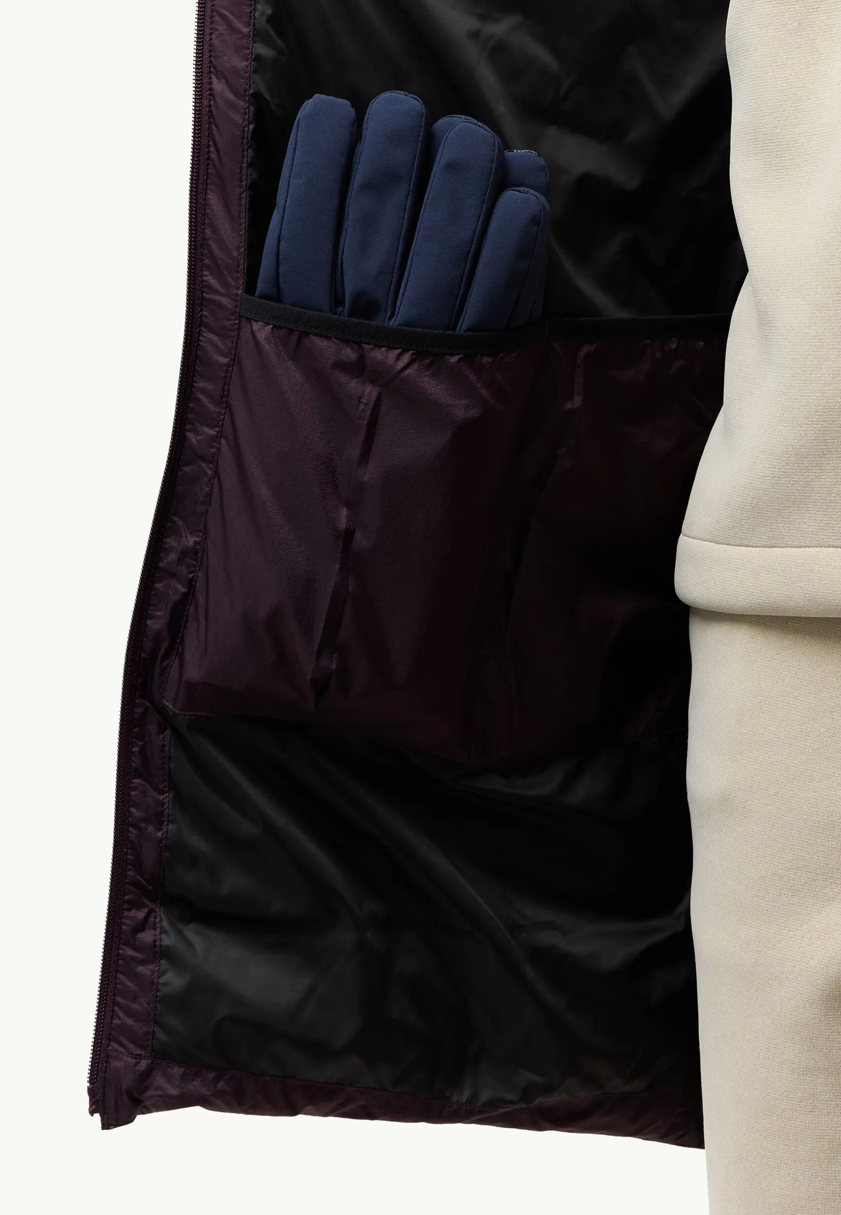 Voor- En Najaarsjacks/-Jassen|Winterjacks|Jack Wolfskin Wandermood Down Parka M Rds