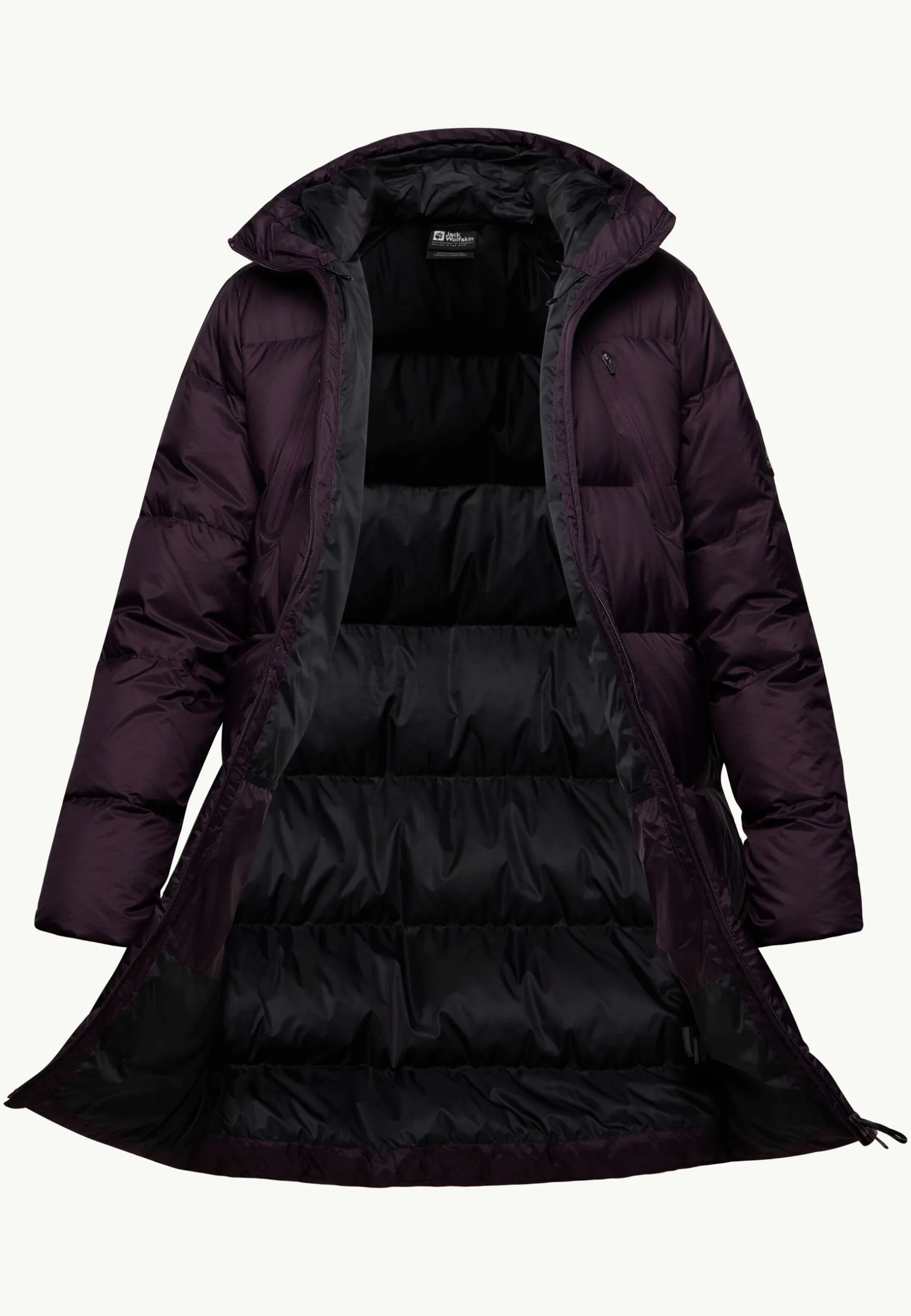 Voor- En Najaarsjacks/-Jassen|Winterjacks|Jack Wolfskin Wandermood Down Parka M Rds