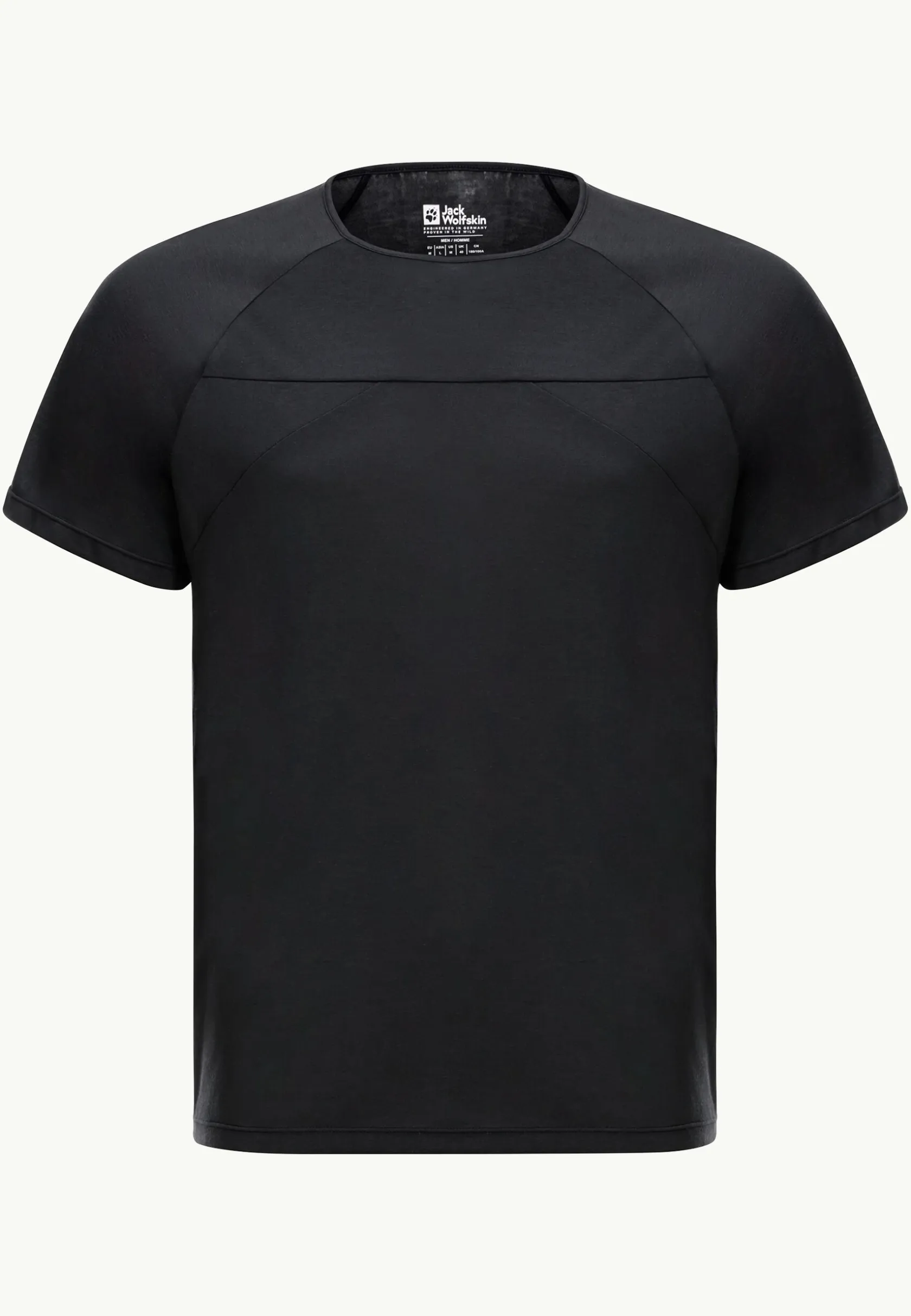 Lifestyle|Functionele Shirts|Jack Wolfskin Wanderword T M granite black