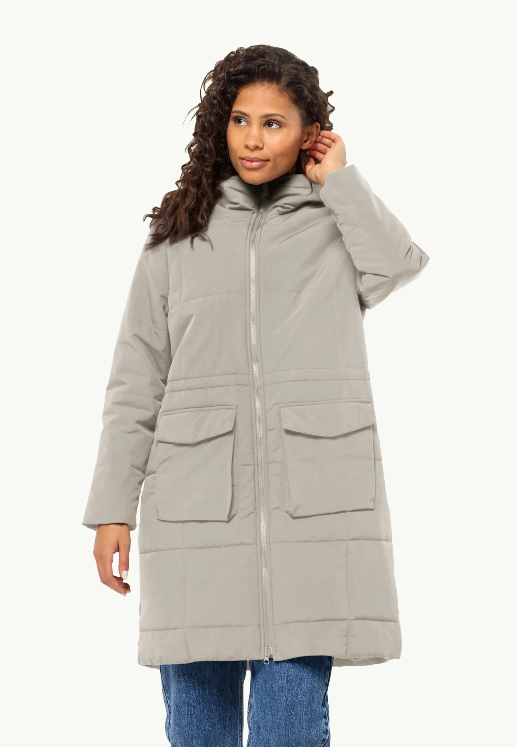 Lifestyle|Voor- En Najaarsjacks/-Jassen|Jack Wolfskin White Frost Parka W