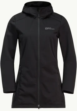 Wandelen|Voor- En Najaarsjacks/-Jassen|Jack Wolfskin Windhain Coat W