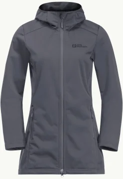 Wandelen|Voor- En Najaarsjacks/-Jassen|Jack Wolfskin Windhain Coat W