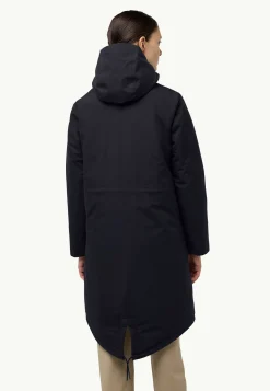 Isolatiejacks|Winterjacks|Jack Wolfskin Wintertor Coat W Rds black